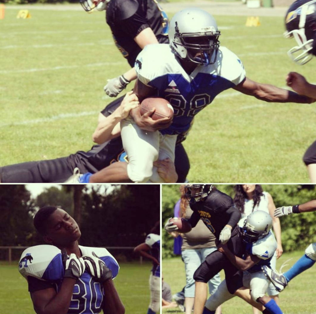 William Afriyie American Football tijd W2BF